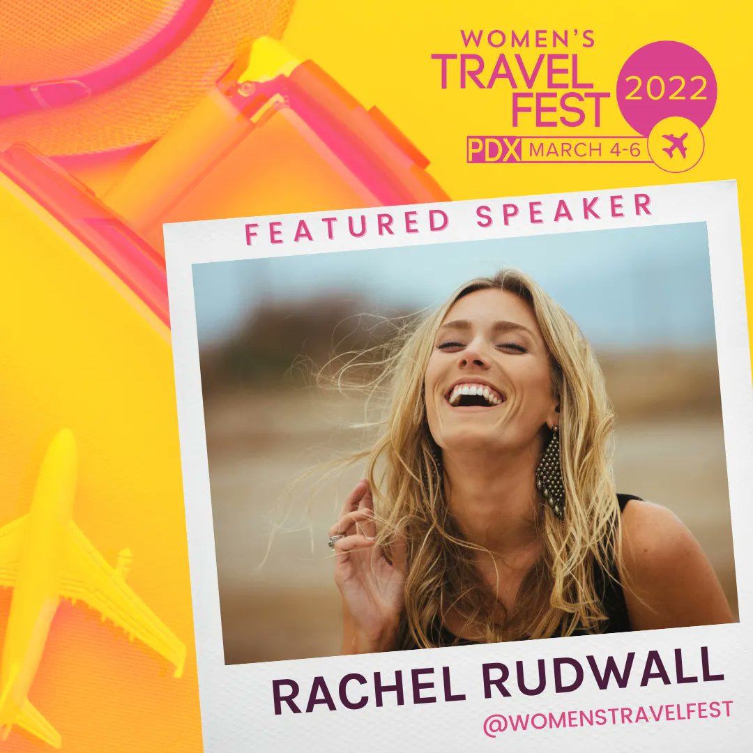 #WTFest22 Speaker Spotlight: Rachel Rudwall
Explorers Club “Fellow” + On-camera Host + Content Producer
buff.ly/30eGGs4

#womenstravel #femaletravel #womenstravelfest #empowerwomen #womenlovetravel #gogirlguides #inspirewomen #womenwhotravel #exploremore #TravelPortland