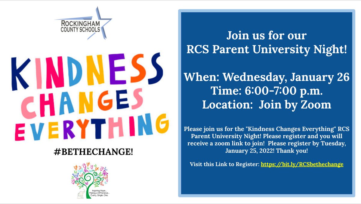 Stephanie Lowe Ellis (@stephaniemlowe1) on Twitter photo We are excited to have our parent night! Please join us! Here is our link to register: bit.ly/RCSbethechange. <a href="/CcorcoranCindy/">Cindy Corcoran, Ed.D</a> <a href="/RCS_NC/">Rockingham County Schools</a> We are excited to have our parent night! Please join us! Here is our link to register: bit.ly/RCSbethechange. <a href="/CcorcoranCindy/">Cindy Corcoran, Ed.D</a> <a href="/RCS_NC/">Rockingham County Schools</a>