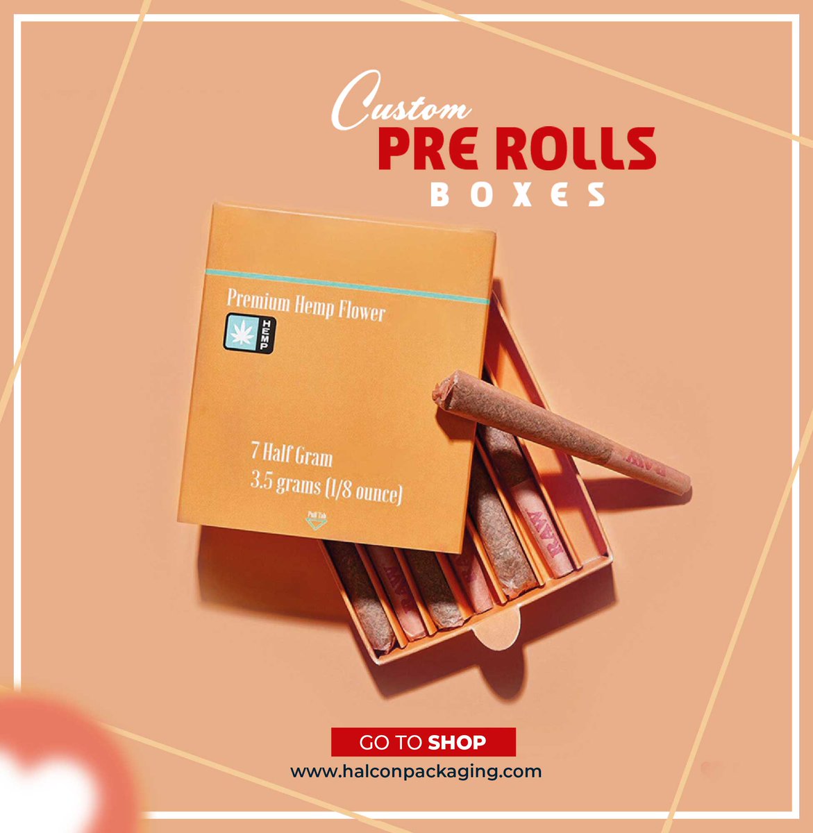 HalconPackaging's tweet image. The reason #prerollBoxes has grown so popular is because of the enormous size of the market. Notably, with Halcon Packaging becoming more and more prevalent. Click Here For Visit: bit.ly/3zVvvBY
#CustomprerollBoxes,
#PrintedprerollBoxesBlog,
#customprerollWholesale,