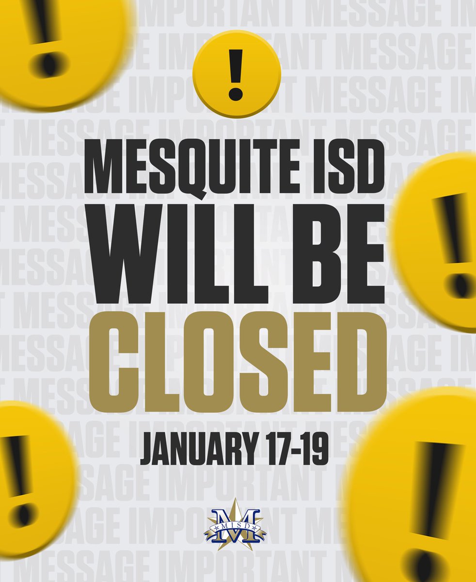 Mesquite ISD tweet media