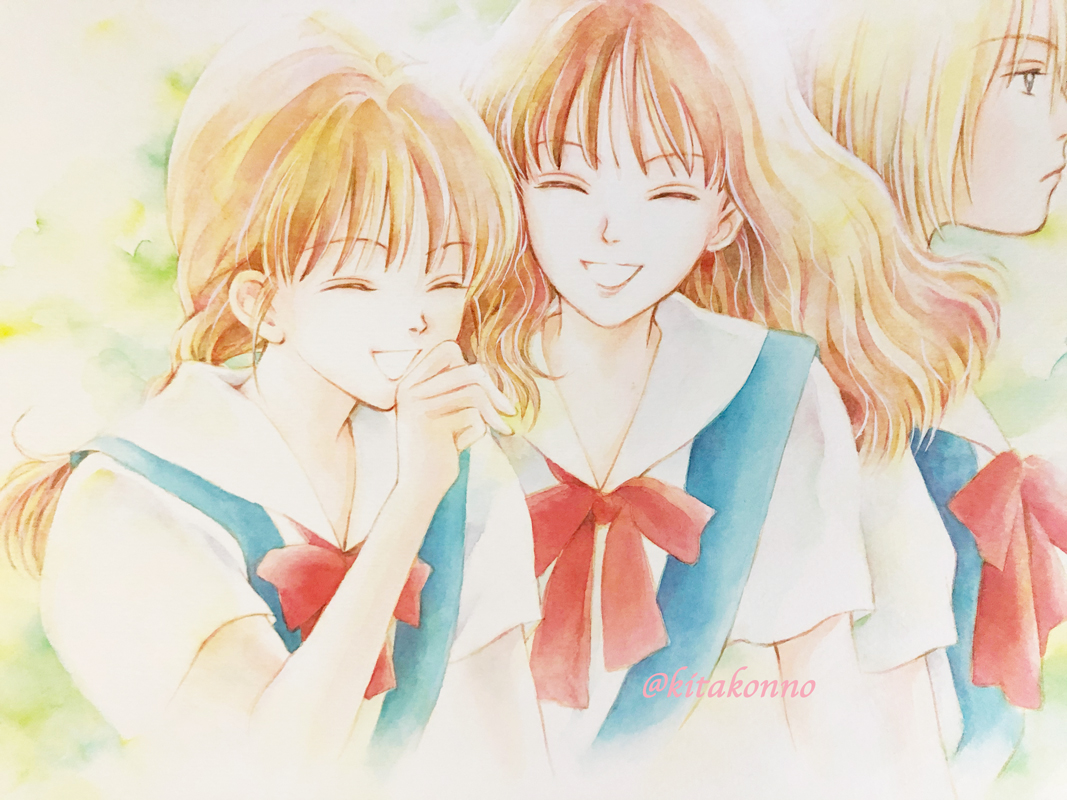 「#これを見た人はセーラー服の画像を貼れ 

古い絵も混じってますが… 」|紺野キタ🌿のイラスト