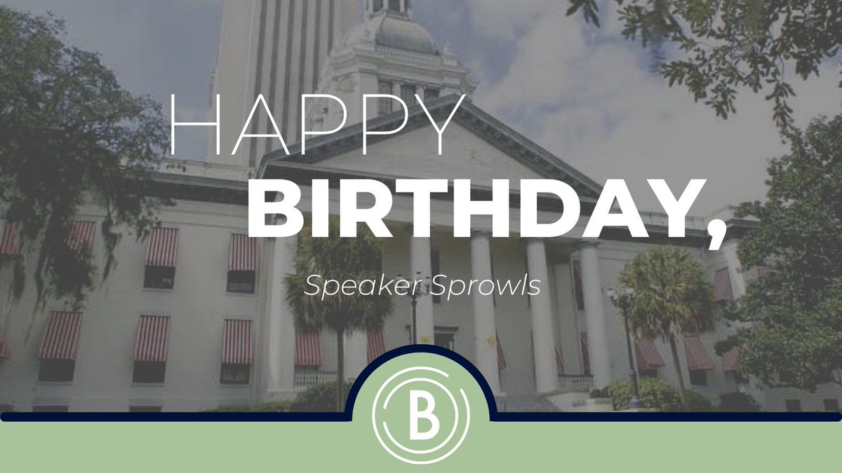 BascomGroup's tweet image. Please join us in wishing @ChrisSprowls a happy birthday! #FlaPol