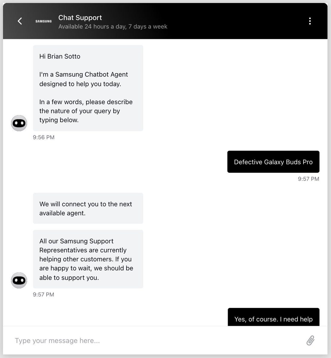Obiwannabe's tweet photo. There are better choices than https://t.co/ml3dxVHFoJ. After the sale, you're left for dead. I'm waiting for "alive" chat for 3 hours now. My 1st chat was disconnected by an agent. I've sent 2 emails and still no reply. Sam companies offer great customer service. Samsung doesn't. https://t.co/aKubryGugE