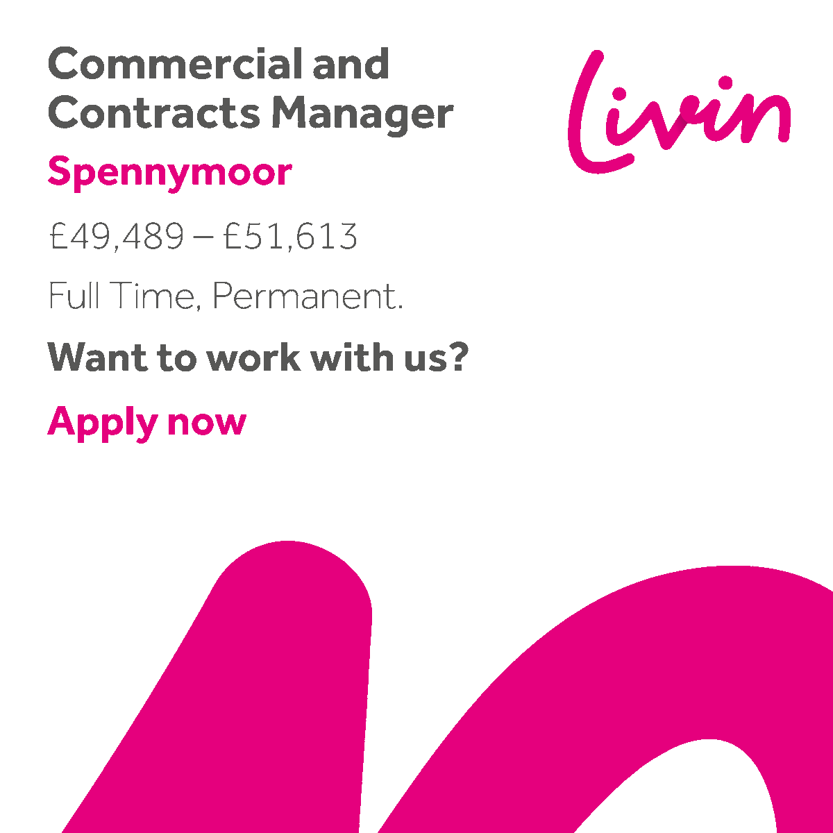 weare_livin's tweet photo. Looking for a new management role?

We have four new management opportunities in a variety of different teams across our organisation.

Apply at https://t.co/Id4pQ2kLjl

Find out more about careers with us at https://t.co/tjQLJpsN5m https://t.co/wX29XPFXBB