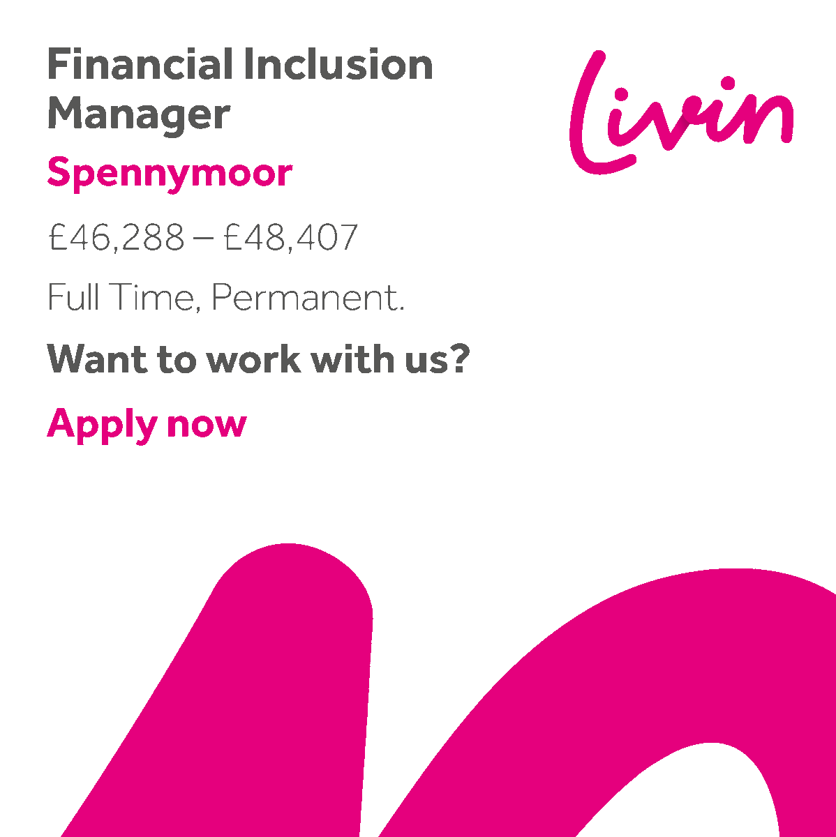 weare_livin's tweet photo. Looking for a new management role?

We have four new management opportunities in a variety of different teams across our organisation.

Apply at https://t.co/Id4pQ2kLjl

Find out more about careers with us at https://t.co/tjQLJpsN5m https://t.co/wX29XPFXBB