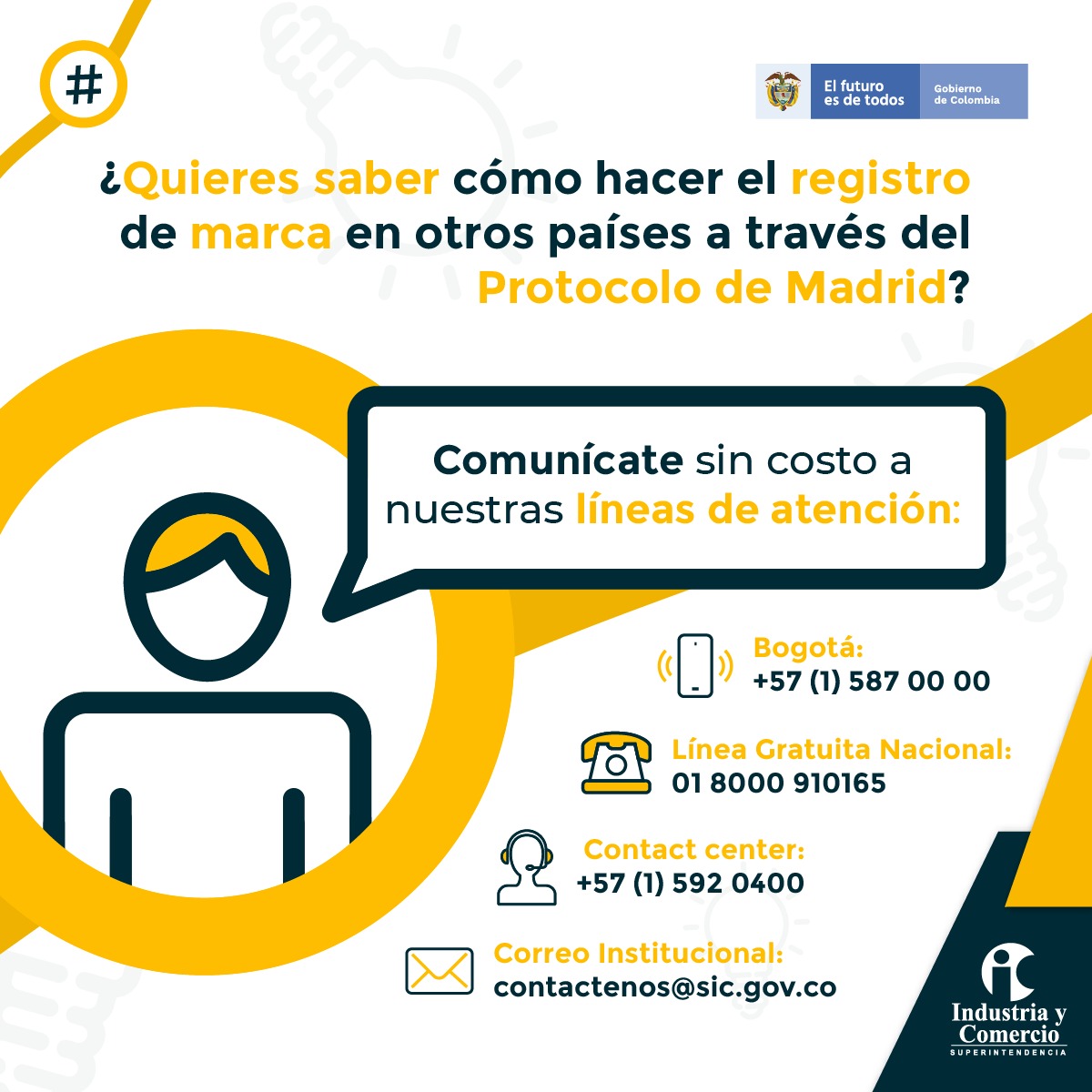 sicsuper's tweet image. Si quieres tener exclusividad con tu marca a nivel internacional🌏, realiza ya la solicitud de registro de marca ante la #SIC, a través del #ProtocoloDeMadrid.