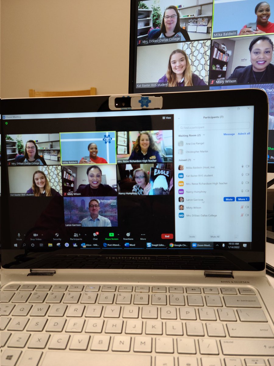 Having an amazing time hosting the Education and Training panel! What a fun experience for our students! Students are asking amazing questions and panelists are engaging and informative! <a href="/RISD_CTE/">RISD CTE</a> #iDream22