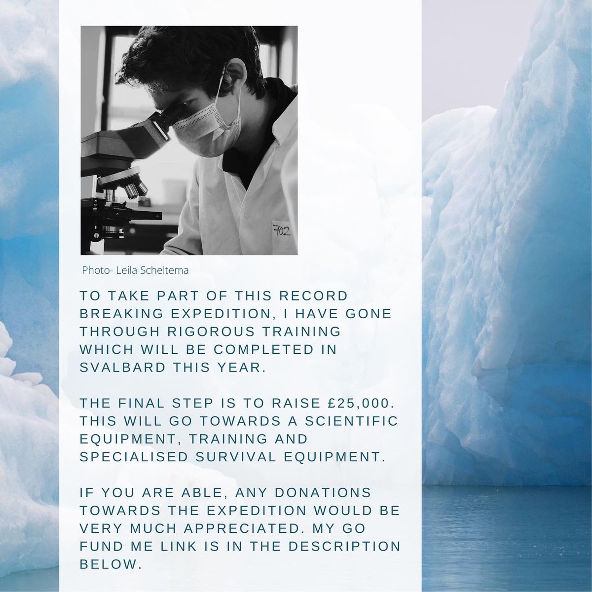 Hello, my name is Matt. I am the Chair of the MBS. I would like to tell you all about the record breaking 2023 ‘Ice Warrior Last Pole Expedition’ that I am a part of. 
🏔❄️

Gofundme :
gofund.me/12019286
Instagram: @ice_warrior_matt 
Twitter : <a href="/IceWarriorMatt/">Matt</a>