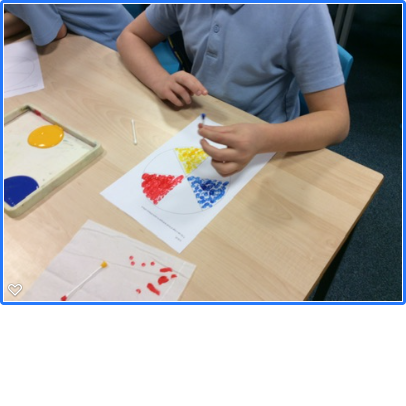 Y4 creating colour wheels inspired by Georges Seurat. #pointillism https://t.co/uEAZA1wrgF