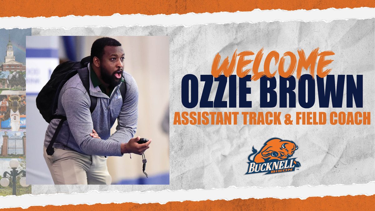 Bucknell_TFXC's tweet image. We'd like to officially welcome new assistant coach Ozzie Brown to Lewisburg! Welcome aboard, Coach Brown! 🔶🔷

📰 bit.ly/3nrpDeH

#rayBucknell