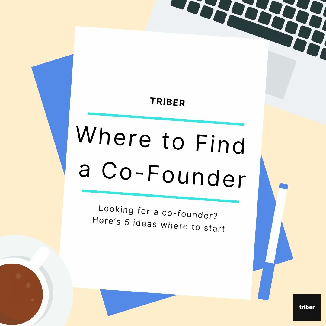 Are you looking for co-founder? 🤝

If you would like to find out where to find one, visit our Instagram page: triber.us

#startup #businessadvice #cofounder