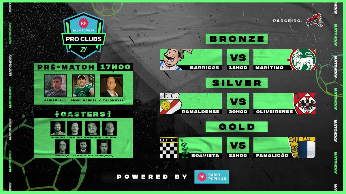 esportzy's tweet photo. 𝗟𝗜𝗚𝗔 𝗣𝗥𝗢 𝗖𝗟𝗨𝗕𝗦 𝗣𝗢𝗪𝗘𝗥𝗘𝗗 𝗕𝗬 @radiopopularPT⚽️

As grandes finais decorrem já no próximo Domingo, a partir das 17H00!

Confere o '𝗽𝗹𝗮𝗻𝗼 𝗱𝗲 𝗳𝗲𝘀𝘁𝗮𝘀' para que não percas nada do melhor espetáculo de Pro Clubs. 

#LigaProClubsPoweredByRadioPopular https://t.co/jTjT0cnGfz