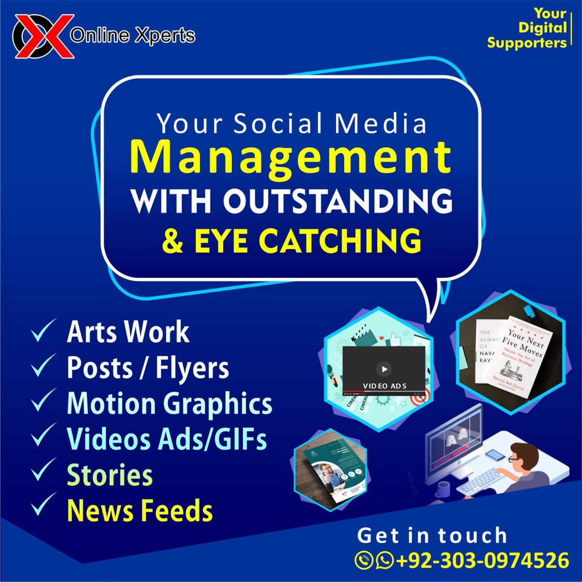 online_xperts's tweet image. Make your Business Eye-catching &amp;amp; win the focus of Audience🧐🥇
Arts Work is the base of Digital Marketing 📝

#OnlineXperts #digitalmarketing #socialmediamarketing #shortvideoads #videography #videoart #artswork #graphicsdesignservices #graphicsdesigner #graphicswork