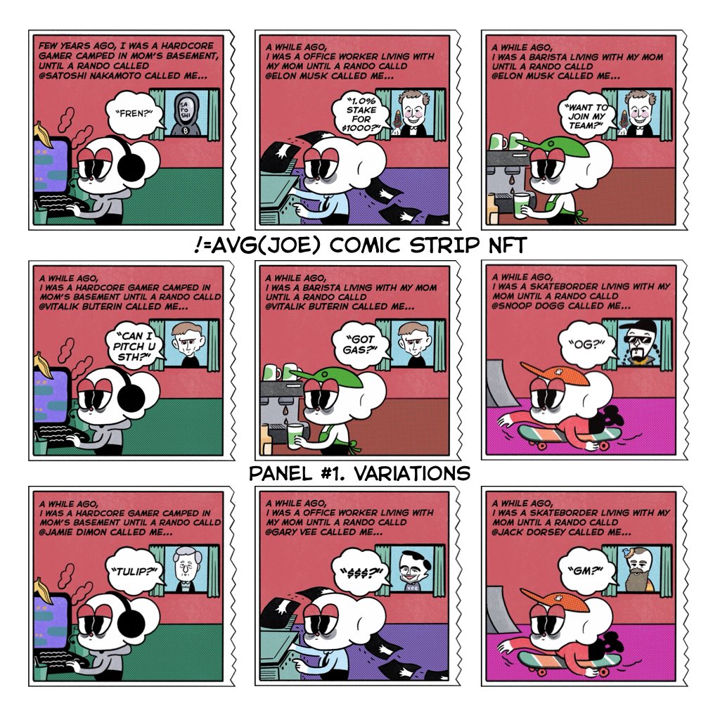 !=Avg(Joe) 📙 Comic Strip NFT 📙 tweet media
