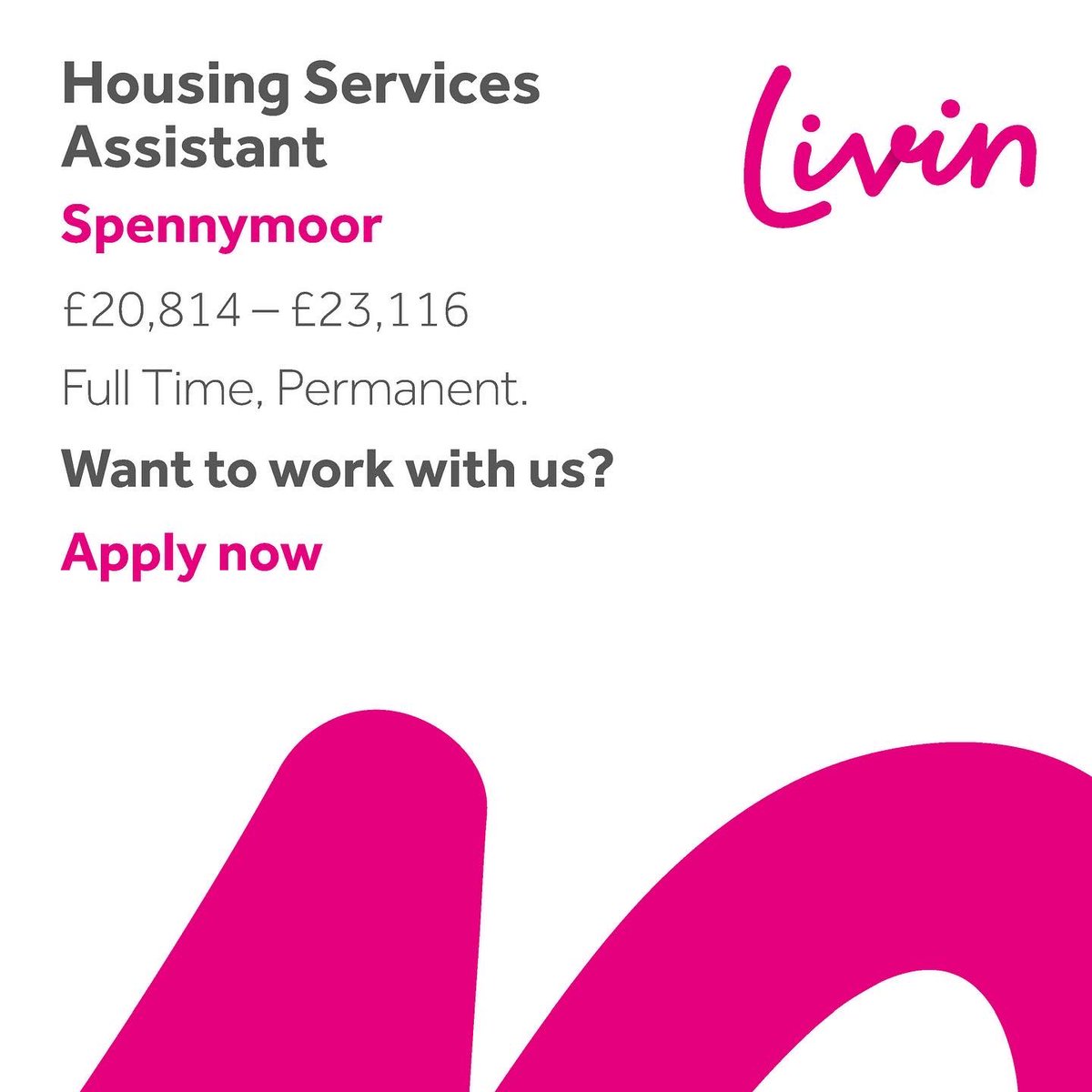 weare_livin's tweet photo. Looking for a fresh start?

We have three exciting vacancies in our Housing and Communities team.

Apply at https://t.co/7yNc1NX3JM

Find out more about careers with us at https://t.co/ovePUSEGV2 https://t.co/Egshom4AId