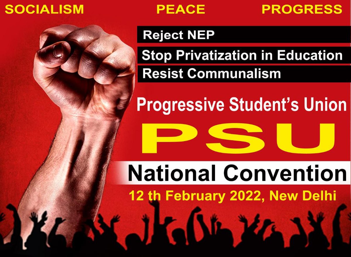 nms_albert's tweet photo. #RejectNEP
#StopPrivatizationinEducation
#ResistCommunalism
@PSU_Speak National Convention✊ https://t.co/naCvbU3E1E