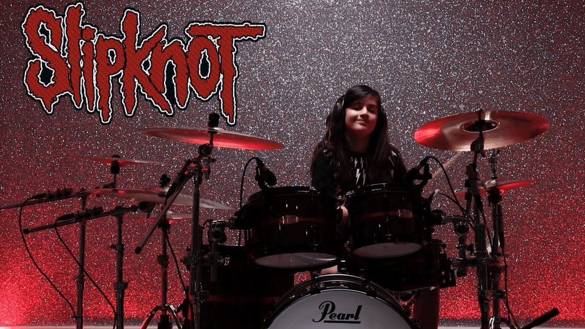 Female drum cover slipknot psychosocial lawpcriver