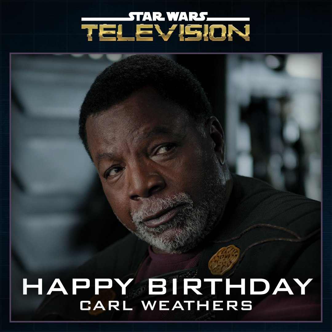 Happy birthday to Carl Weathers!   