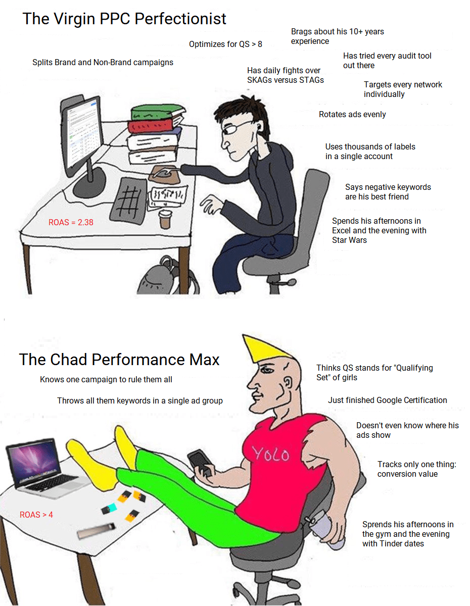 #ppcchat Is that you?

Thanks to /u/theytakemydragons for the inspiration for this cartoon.