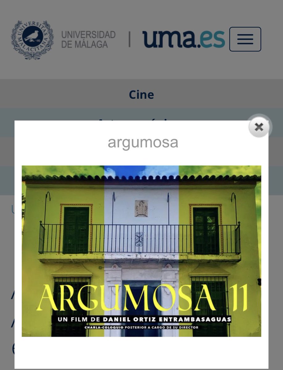 danidogfilms's tweet photo. El martes 18 a las 19h estaremos en el #ContenedorCultural d la #UMA @culturauma @InfoUMA con la proyección de nuestros #cortos #ARGUMOSA11 junto al #cortometraje #AlientoFilm

Entrada gratuita hasta completar aforo 🎟 #danidogfilms
#cortometrajes

+info👇
https://t.co/kR7NOEIbJE https://t.co/1Hbal9c7v2