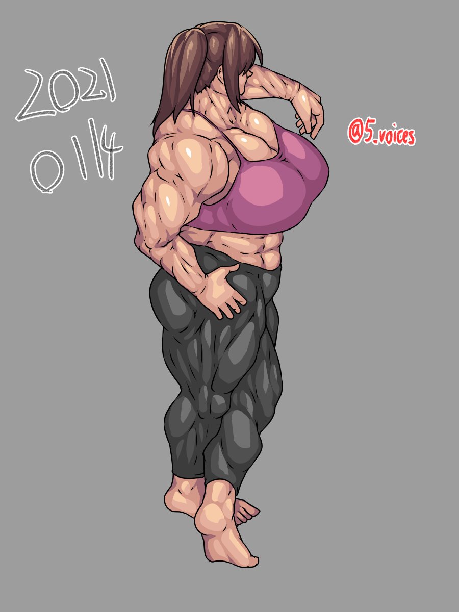 ボディビル模写。 