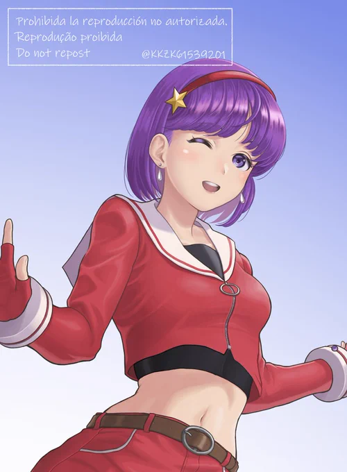 『THE KING OF FIGHTERS 』シリーズ
麻宮アテナ
#格ゲーキャラ描こうぜ
#これを見た人はセーラー服の画像を貼れ

一応これもセーラー服だよね? 