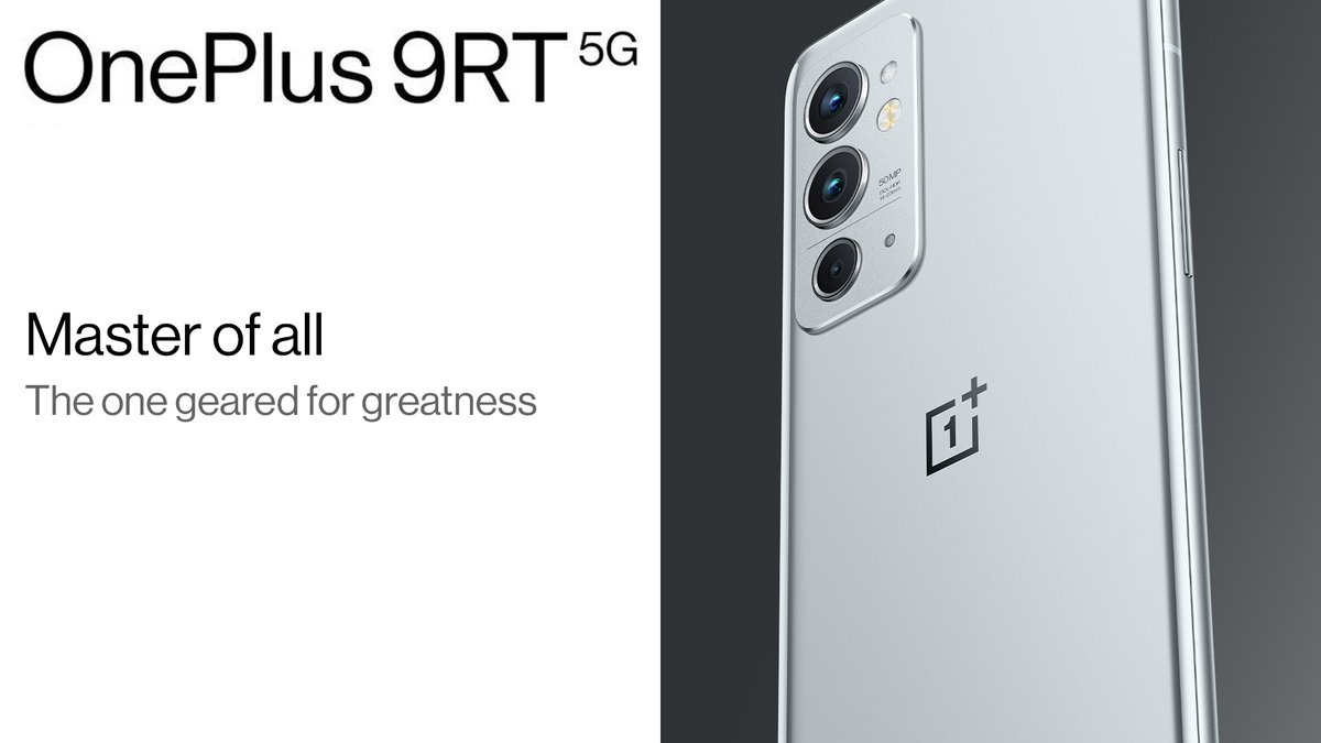 OnePlus_IN's tweet photo. @DslrGupta Not just jack of all trades, you’re the master of all as well. When it comes to life, you’re geared for greatness, just like the #OnePlus9RT which comes packed with all features, so you can master the art of being great. https://t.co/il48g0ZAmu