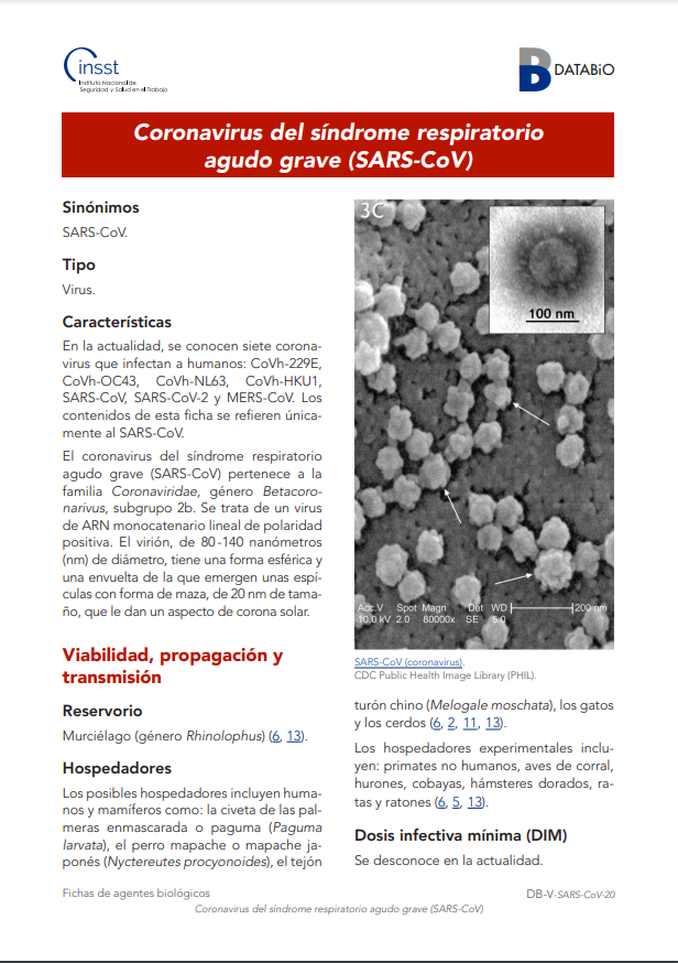 GVAinvassat's tweet photo. ⚠☣ #DATABiO. Nuevas fichas actualizadas de #AgentesBiológicos de la familia del #Coronavirus, potencialmente presentes en entornos laborales:

👉https://t.co/GTtKJvWvjj
👉https://t.co/56S0Uzz6U2
👉https://t.co/WR0RG86RGe
👉https://t.co/3R5v1nte3F

Vía @INSST_MITES_GOB 

#PRL https://t.co/ZRPZ4MXPB7