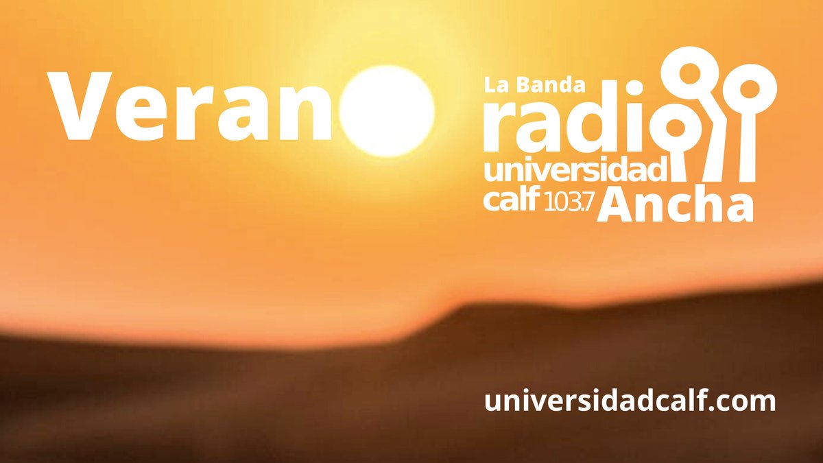universidadcalf's tweet photo. #Verano en #LaBandaAncha
Les deseamos a todes un #BuenViernes, y vamos cerrando otra semana calentita en @universidadcalf.
Hasta las 12, seguí con @MeriAG, @VirginiaPirola y @Cali_Grafia.
Producción: @ElNegroAmillano.
Operación: Gonzalo Isaurralde. https://t.co/hERKilzHF4