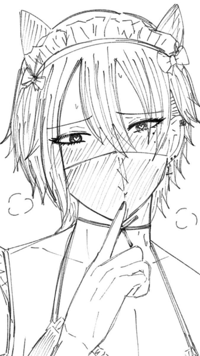 他にもいろいろ描いてたんだけど全体をのせるとセンシティブで…… 