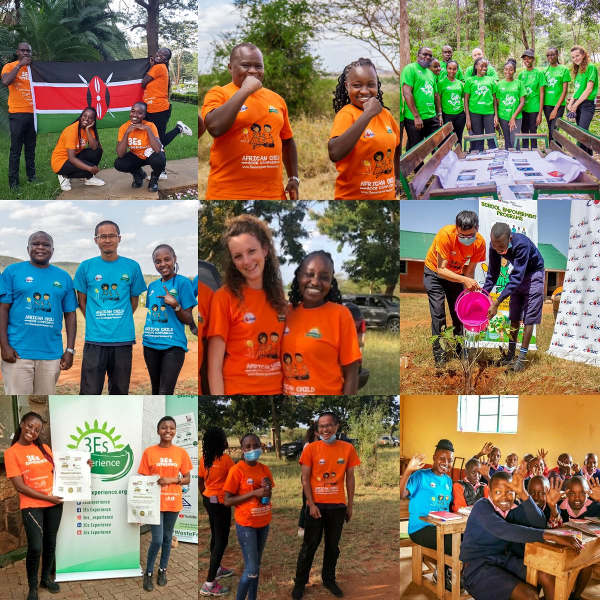 3esExperience's tweet photo. We appreciate our incredible family of volunteers, partners &amp; 3Es team for enabling us run our projects successfully in 2021. You guys rock!! THANK YOU😎
Reach out if interested to join us🤗
#WasteFreePark #MyGradeMyTrees #AfricanChildBookCampaign #Mentorship #ACBC
#2021highs https://t.co/JGG4Gy4anQ