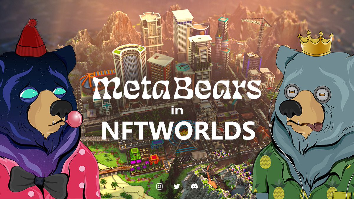 Fancy Bears Metaverse (@fancybearsmeta) on Twitter photo We needed metaverse land to be totally MetaBears, and now we have it🐻
Officially we are partners and landowners of <a href="/nftworldsNFT/">NFT Worlds</a> 🌐We'll throw fancy parties and PvP battles there! <a href="/PixelCreations/">Pixel Creations</a> @MMMVirtual, masters of the metaverse, have our backs🚀 We needed metaverse land to be totally MetaBears, and now we have it🐻
Officially we are partners and landowners of <a href="/nftworldsNFT/">NFT Worlds</a> 🌐We'll throw fancy parties and PvP battles there! <a href="/PixelCreations/">Pixel Creations</a> @MMMVirtual, masters of the metaverse, have our backs🚀