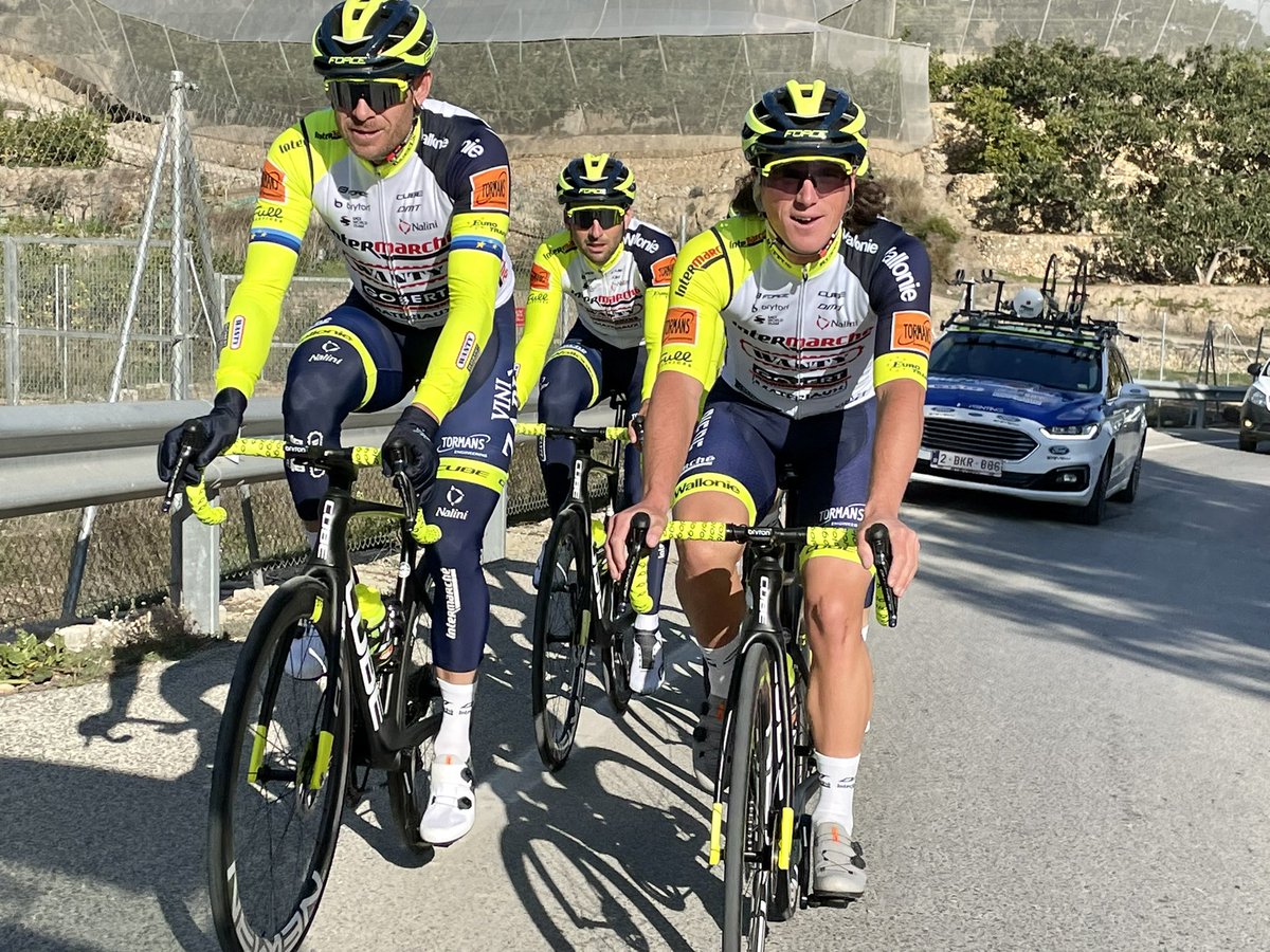 SebaClose's tweet photo. @Kristoff87 et @tomdevriendt sous les nouvelles couleurs  de @IntermarcheWG https://t.co/uG0MBmbut0