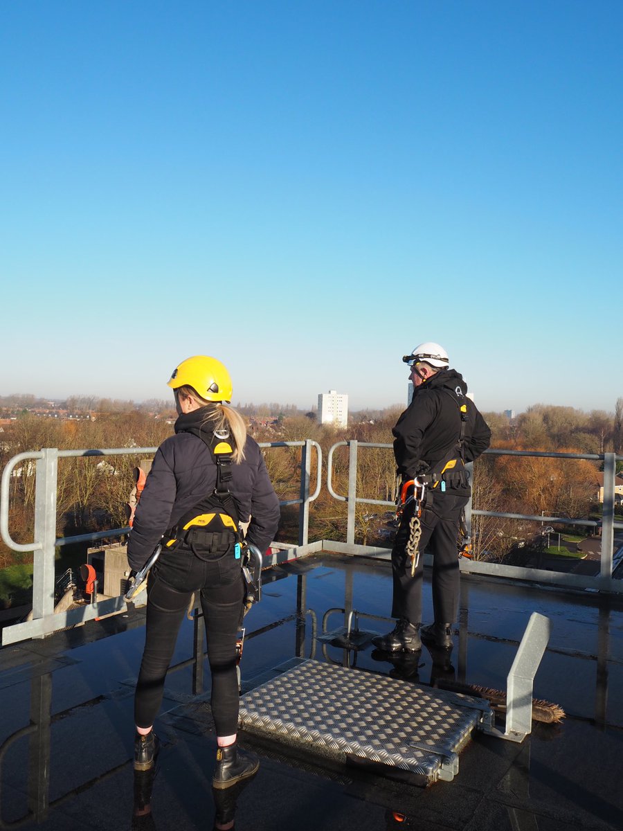 HFRSolutionsCIC's tweet photo. Morning climb up the 18m mast with our instructors. What a view🌁
📷: @issyedmo
#PlanPrepareRespond #WorkAtHeight #WorkplaceSafety https://t.co/JO0Q3suTtu