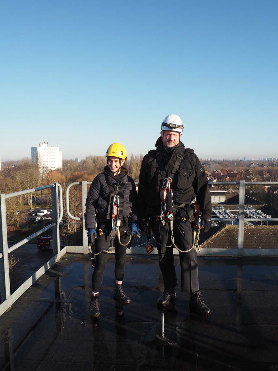 HFRSolutionsCIC's tweet photo. Morning climb up the 18m mast with our instructors. What a view🌁
📷: @issyedmo
#PlanPrepareRespond #WorkAtHeight #WorkplaceSafety https://t.co/JO0Q3suTtu