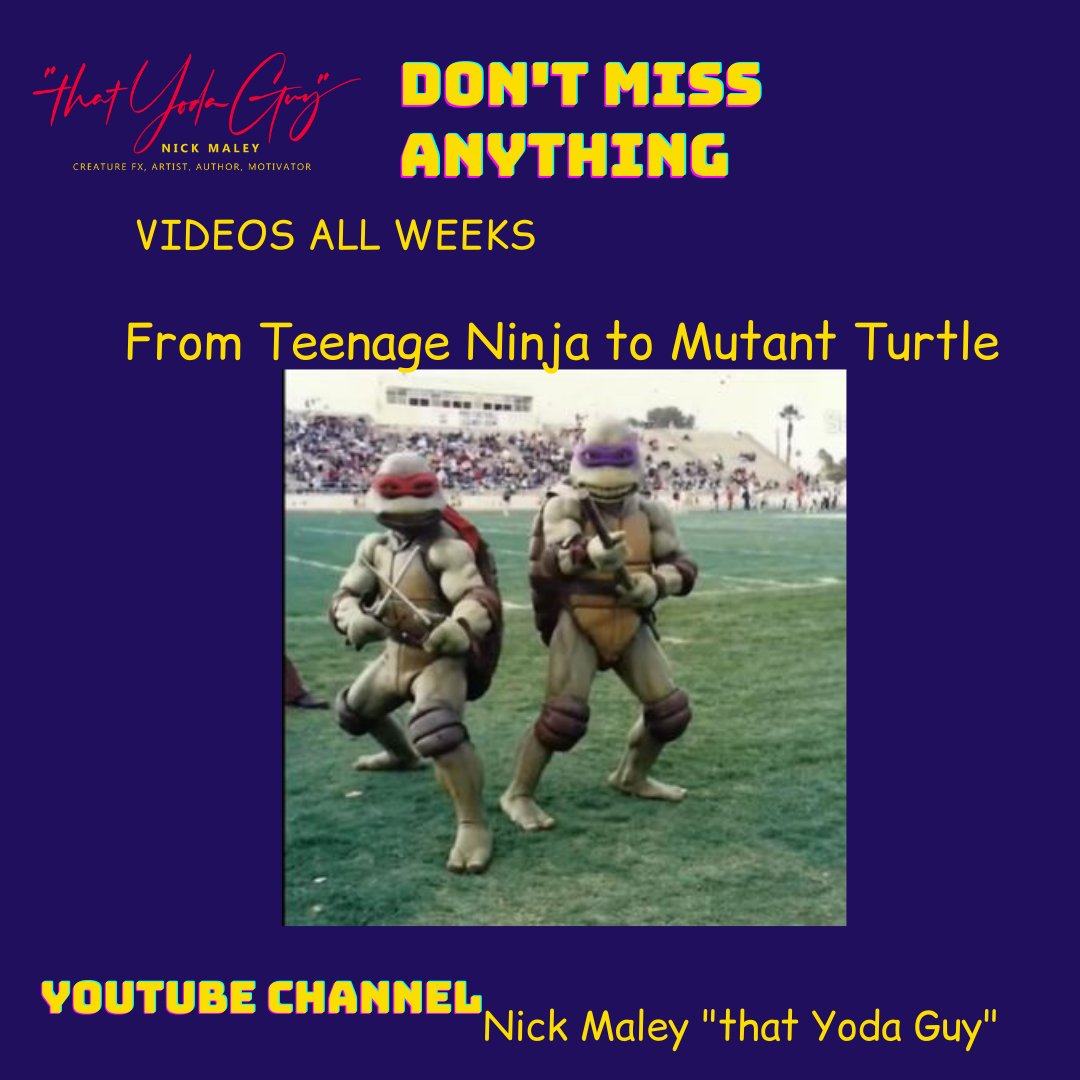 StarWarsYodaGuy's tweet photo. Don't miss anything and see all my videos on my YT Channel.
"Nick Maley, That Yoda Guy"
#Nickmaley #ThatYodaGuy #NickMaleyArtist https://t.co/rkz9ZjzzlO