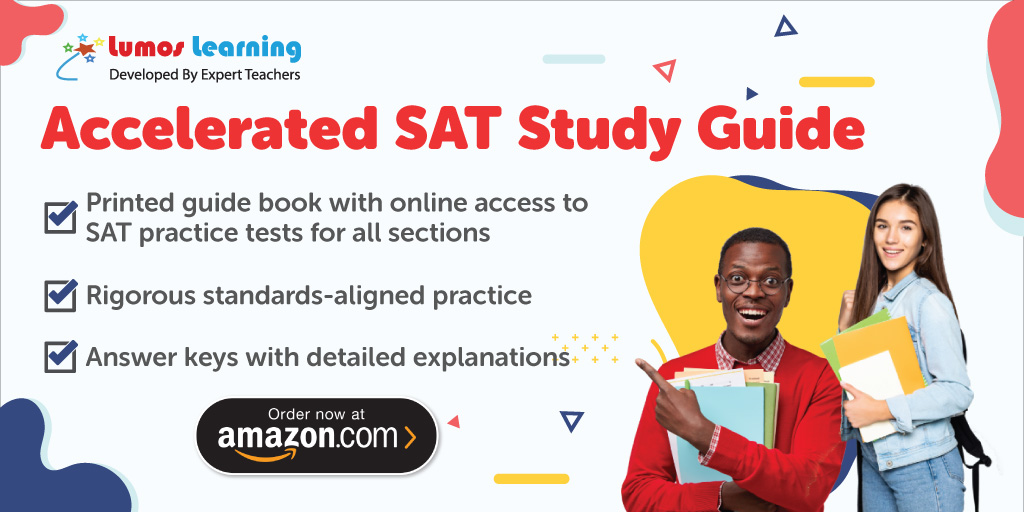 LumosLearning's tweet image. Lumos SAT Math, Reading, Writing &amp;amp; Language practice workbooks offers everything you need to prepare for the high-stakes SAT efficiently and effectively.

Order now: lumoslearning.com/a/sat-study-gu…

#SAT #satpractice #satstudyguide #satmath #satreading #satwriting #satlanguage #sat2022