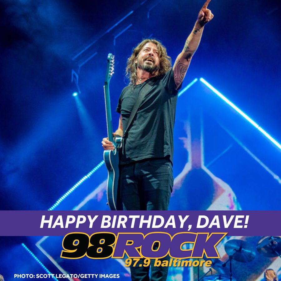 How about a little birthday shout out to the one, the only, Mr. Dave Grohl! Happy Birthday, Dave! 