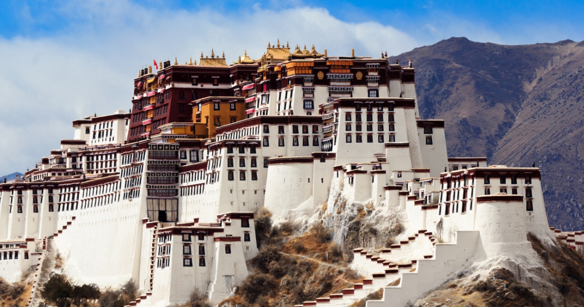 The Potala Palace in Tibet has been the winter palace of the Dalai Lama since the 7th century.
This palace is well worth visiting for its historic significance, cultural importance, and breath-taking aesthetic. 
#traveladdicts #travelgoals #holiday #tibet #PotalaPalace #wonder