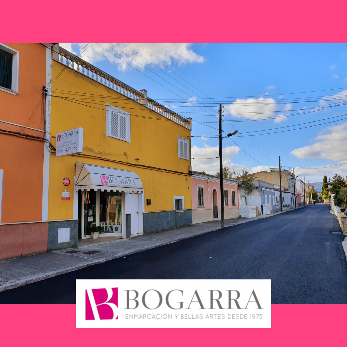 bogarramallorca's tweet photo. Hoy estrenamos calle asfaltada 😍

@bogarramallorca 
@artbogarra 
@enmarcacion 
@sonsardina 
@santamaria https://t.co/6gEWV4clMH