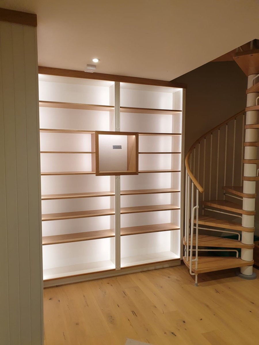 CapstoneCLTD's tweet photo. As well as full builds and extensions, we can also undertake bespoke furniture fitting – here’s an example of some work in progress for a client for whom we had previously converted an empty manse. https://t.co/kdCSb4zn7g