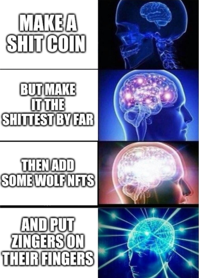 Crypto_Lolz's tweet photo. Clear a path people! Genius at work!!!

@PackCoin #PackMemeComp #PackCoin #Crypto #CryptoCurrency #CryptoMemes #Bitcoin #Ethereum #AltCoin #BinanceSmartChain https://t.co/q3VXAxFwEl