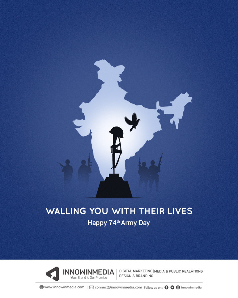 innowinmedia's tweet photo. We don't need a special day to remember our war heroes but we need one to honour them and their bravery every year.
January 15th, Indian Army day is a day of national pride and to celebrate the honour of our army for their selfless service & valour.
#ArmyDay 2022. #innowin… https://t.co/1Rt0CruFhW