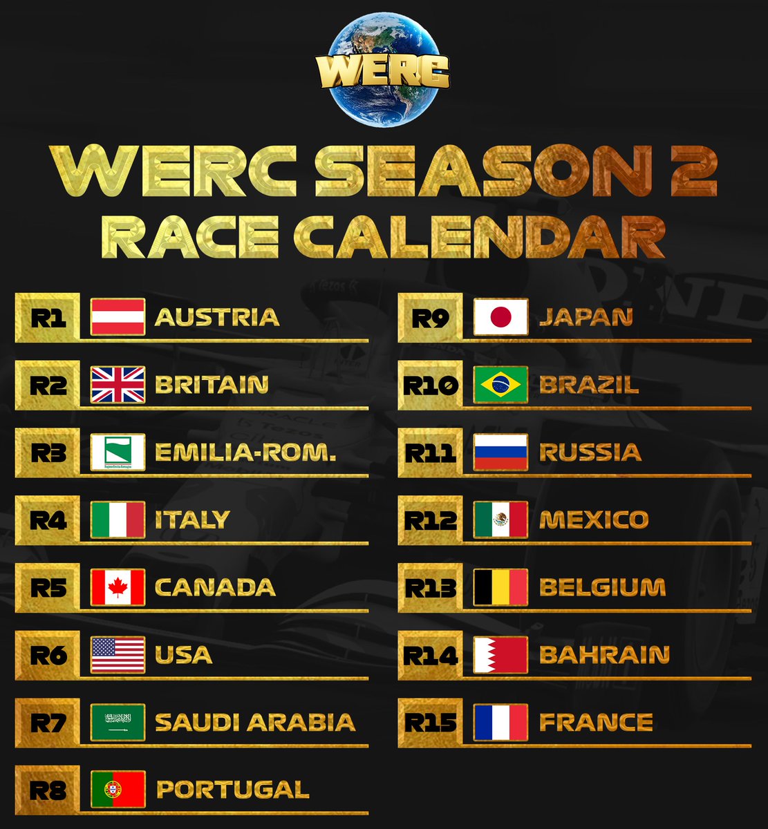 World Esports Racing Championship tweet media