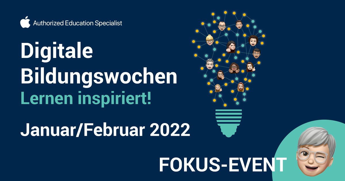 Fokus Online-Event: Innovative Unterrichtsgestaltung mit den Bordmitteln des iPad. 20. Januar 17:00 - 18:00. Jetzt kostenlos anmelden! 
digitalebildungswochen.online/courses/innova…