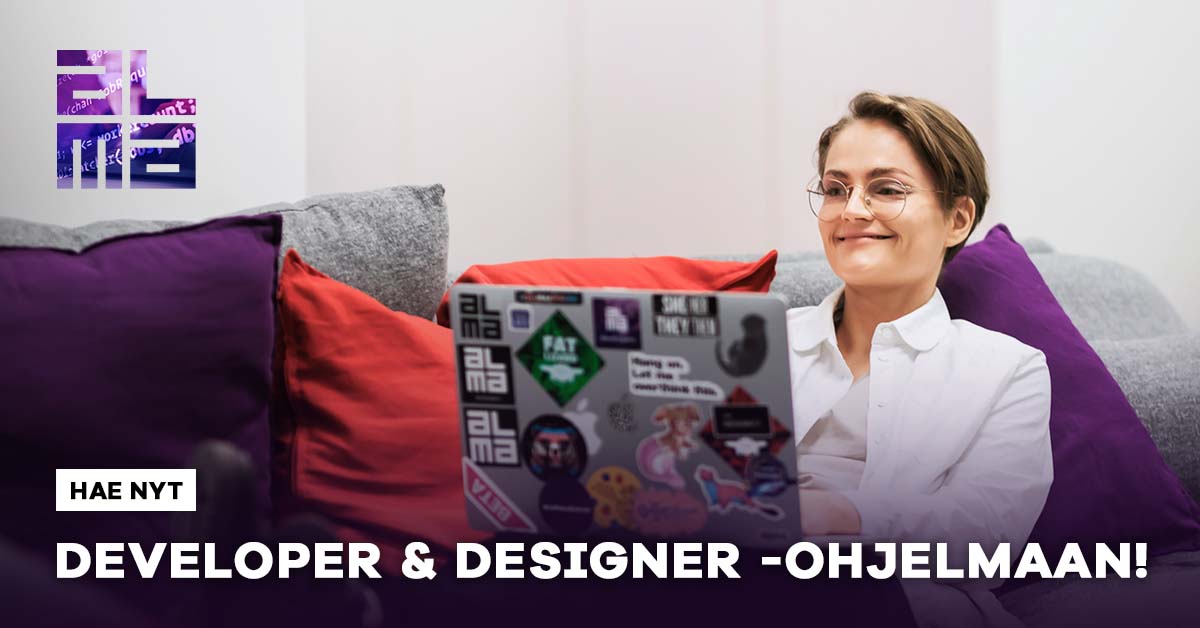 Alma Media (@almamedia_fi) on Twitter photo 🔥Alma Developer & Designer -ohjelman haku on nyt käynnissä! Haemme suosittuun ohjelmaan sekä traineita että uransa alkuvaiheessa olevia ohjelmistokehittäjiä, UX- & käyttöliittymäsuunnittelijoita sekä data- & analytiikkaosaajia.😎💪🏼 <a href="/AlmaDevelopers/">Alma Developers</a> almamedia.dev/2022/ 🔥Alma Developer & Designer -ohjelman haku on nyt käynnissä! Haemme suosittuun ohjelmaan sekä traineita että uransa alkuvaiheessa olevia ohjelmistokehittäjiä, UX- & käyttöliittymäsuunnittelijoita sekä data- & analytiikkaosaajia.😎💪🏼 <a href="/AlmaDevelopers/">Alma Developers</a> almamedia.dev/2022/