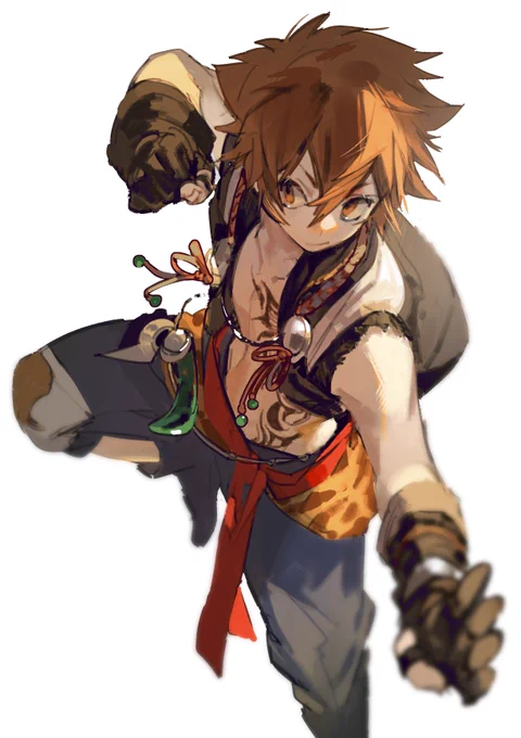 リクエストの、🐟のff14パロ
第二枚は流れです🙏🥲 
