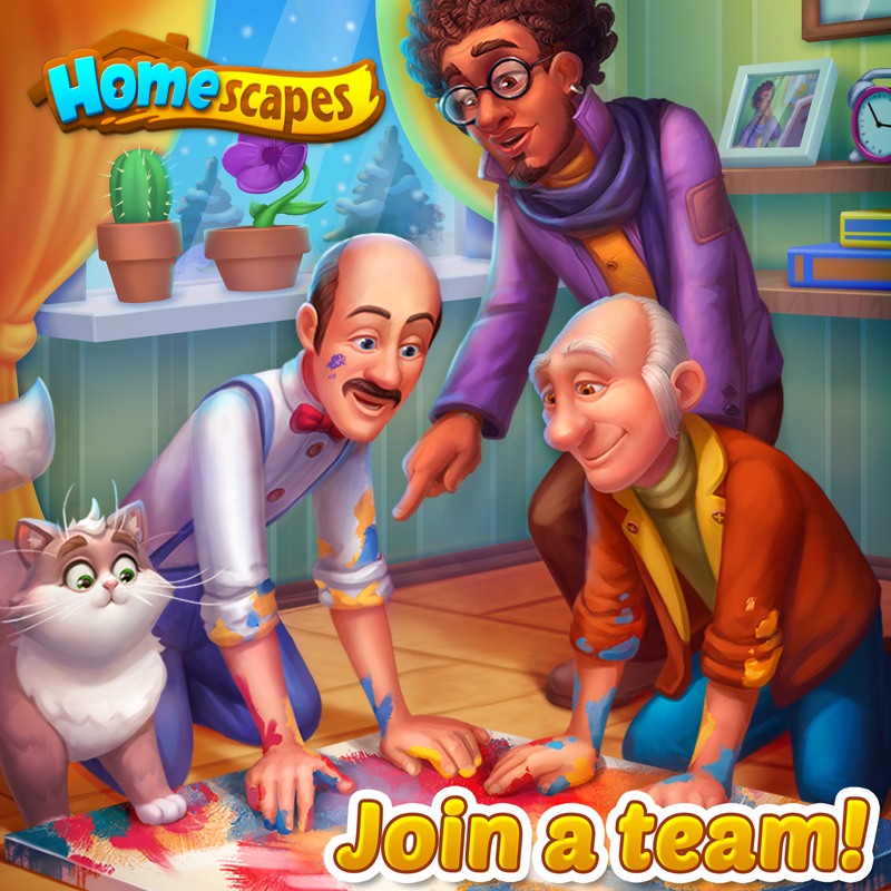 Homescapes on Twitter "Together we can do anything! 💪 Prove it by teaming up with new friends