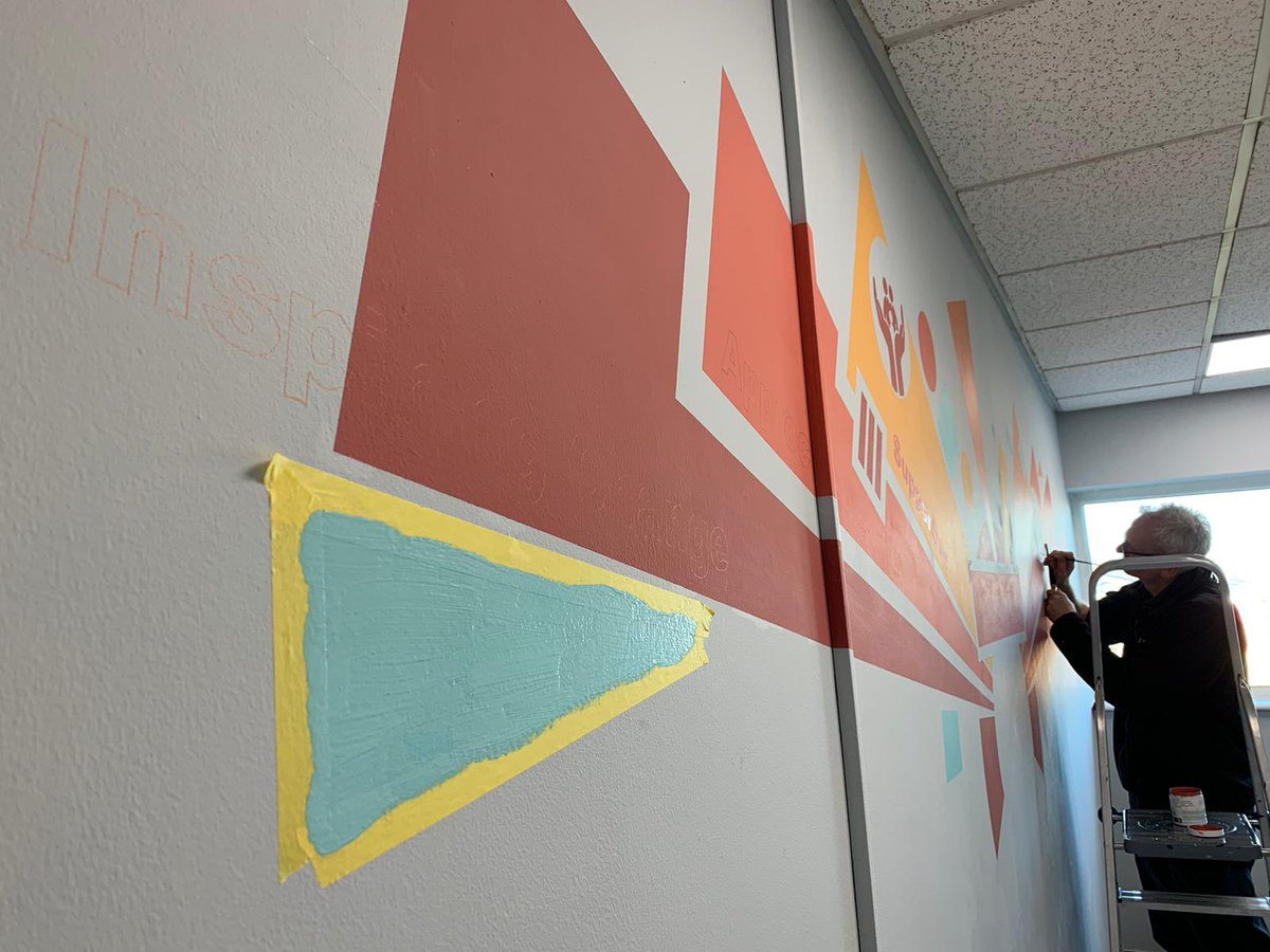 absodesign's tweet photo. All done for this week. Thanks to @INVOLVENW for the wall and @NikkiPinder for the painting. #InvolveNorthWest #Birkenhead #ChesterTweets #TCCWirral https://t.co/9haGa5fEqh