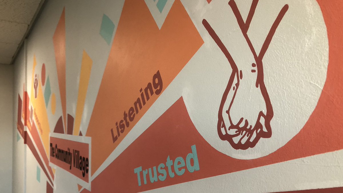 absodesign's tweet photo. All done for this week. Thanks to @INVOLVENW for the wall and @NikkiPinder for the painting. #InvolveNorthWest #Birkenhead #ChesterTweets #TCCWirral https://t.co/9haGa5fEqh